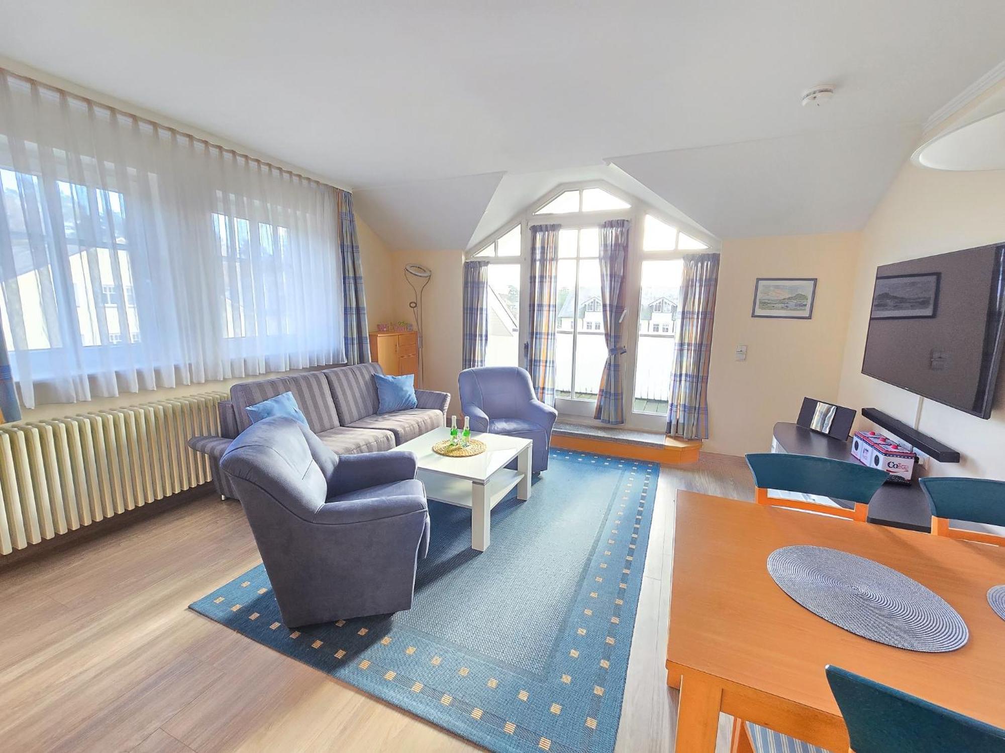 Duenenpark Binz - Komfort Ferienwohnung Mit 1 Schlafzimmer Und Balkon Im Dachgeschoss 024 Buitenkant foto